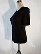 Top Básico Zara Cuello Redondo - Negro - Miniatura 4