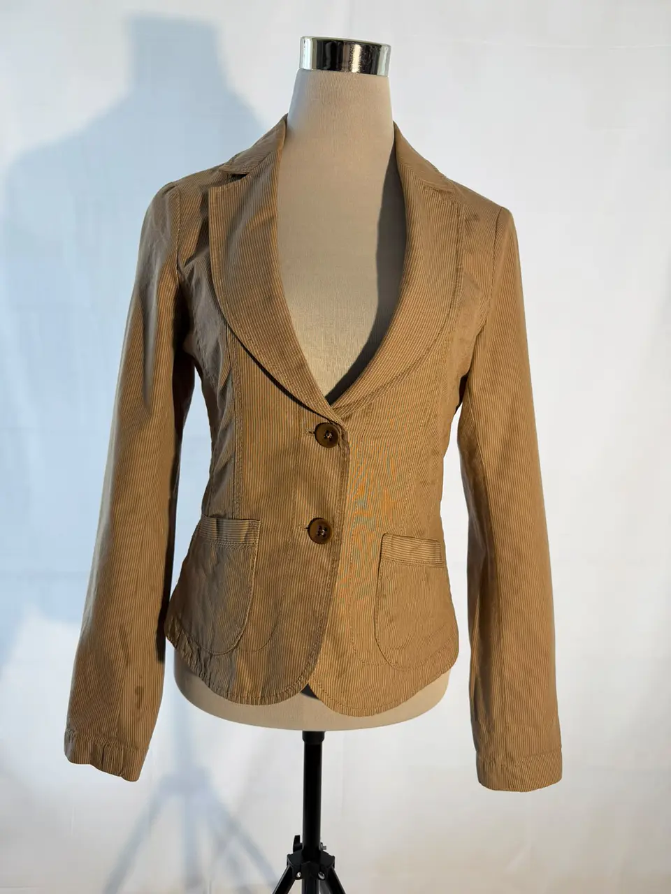Blazer de Cotelé Fino Color Camel Esprit 2