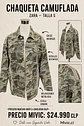 Chaqueta Oversize Estampado Camuflaje - Miniatura 1