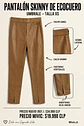Pantalón Skinny de Ecocuero Camel Umbrale - Miniatura 1
