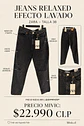 Jeans Relaxed Efecto Lavado con Rotos Zara - Miniatura 1