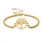 Pulsera Árbol de la Vida Dorado en Acero - Miniatura 1