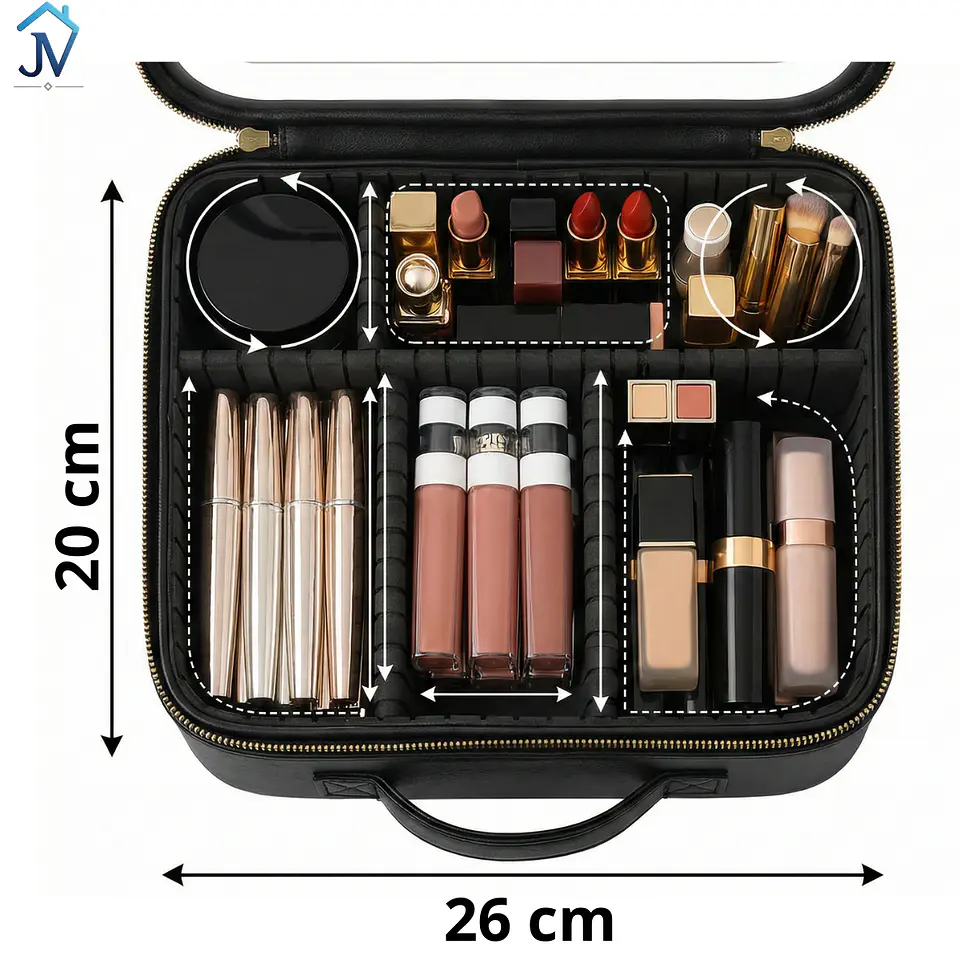 Cosmetiquero Estructurado con Espejo LED 5