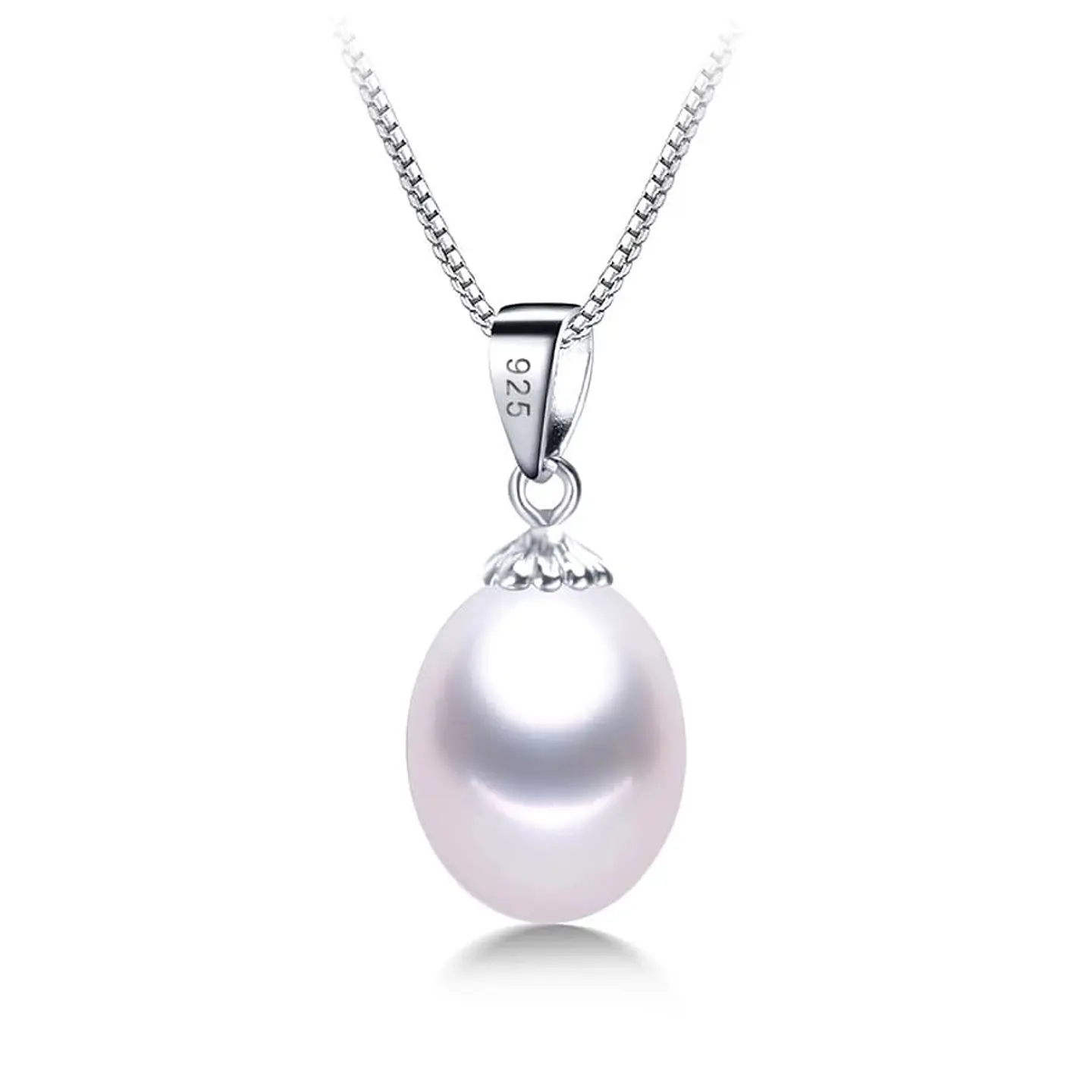 Collar Plata 925 Perla Blanca 1