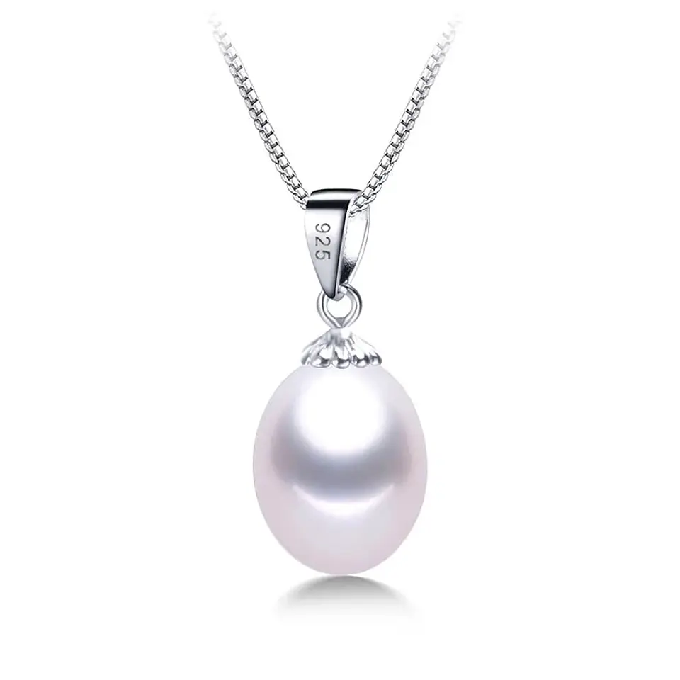 Collar Plata 925 Perla Blanca 1