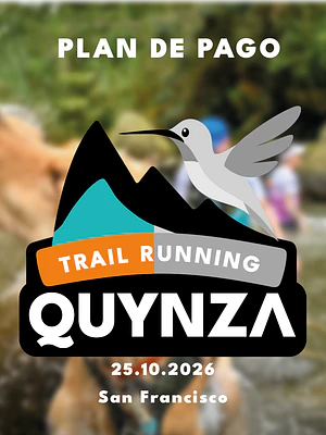 Plan de Pagos - Quynza Trail Running - Pago 1 / 2