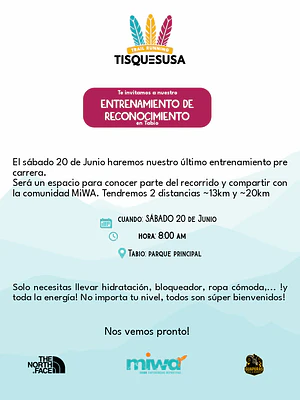 Entrenamiento Tisquesusa Trail - 20 Junio