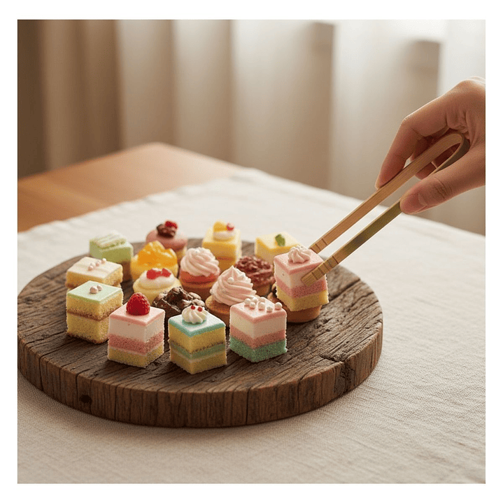 Pinza Degustación bambú 12 cm (paquete 20 Unidades) 8