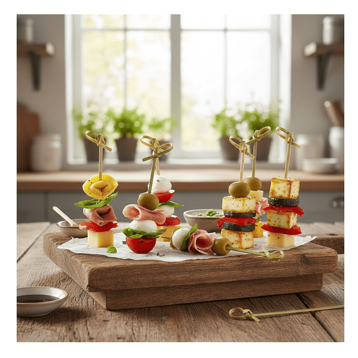 Brocheta | Pincho Bambú Nudo 15 cm (paquete 100 Unid) 6