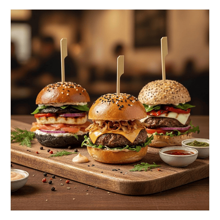 Brocheta | Pincho Banderita Bambú 9 cm  (paquete 100 Unid) 5