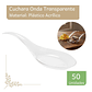 Cuchara Acrílico Transparente Tradicional / Onda (paquete 50 Unid) - Miniatura 1