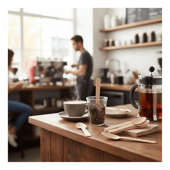 Cucharita Madera 11 Cm Para Té O Postres (paquete 100 Unid.) 5