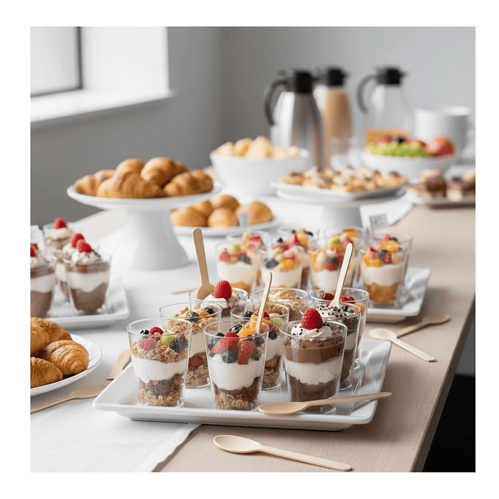 Vaso Shot Plástico Acrílico  60 ML (50 Unidades) 4