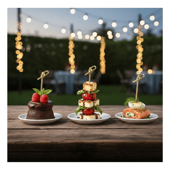 Caja Brocheta | Pincho Bambú Nudo 18 cm (5000 Unidades) 5