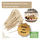 Caja Brocheta | Pincho Banderita Bambú 9 (5000 Unidades) - Miniatura 1
