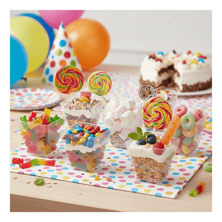 Caja Pote Vaso Acrílico Plástico Sin Tapa 60 Ml (600 Unidades) 3