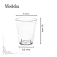 Caja Vaso Shot Plástico Acrílico  60 ML (500 Unidades) - Miniatura 2