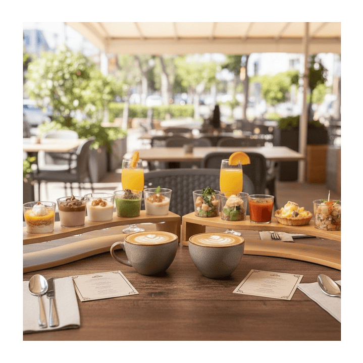 Soporte Curvo Shots y Vasitos de degustaciones (6 Cavidades) 3