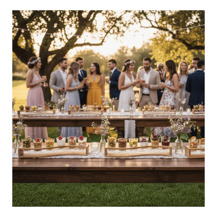 Soporte Curvo Shots y Vasitos de degustaciones (6 Cavidades) 7