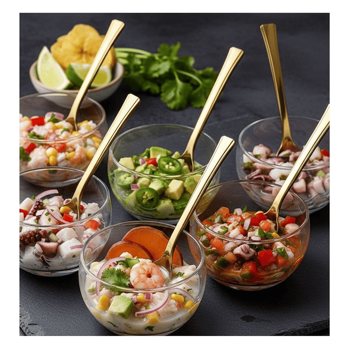 Cucharita Dorada Premium 11 cms  (paquete 50 Unid.) 6