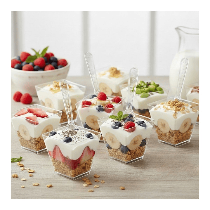 Cucharita Degustación Cristal 7,5 cms (paquete 50 Unid) 5