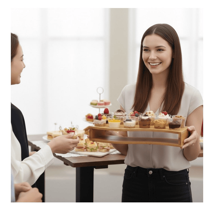 Soporte Curvo Shots y Vasitos de degustaciones (12 Cavidades) 3