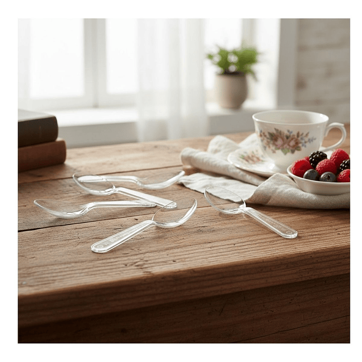 Cucharita Degustación Cristal 7,5 cms (paquete 100 Unid) 4