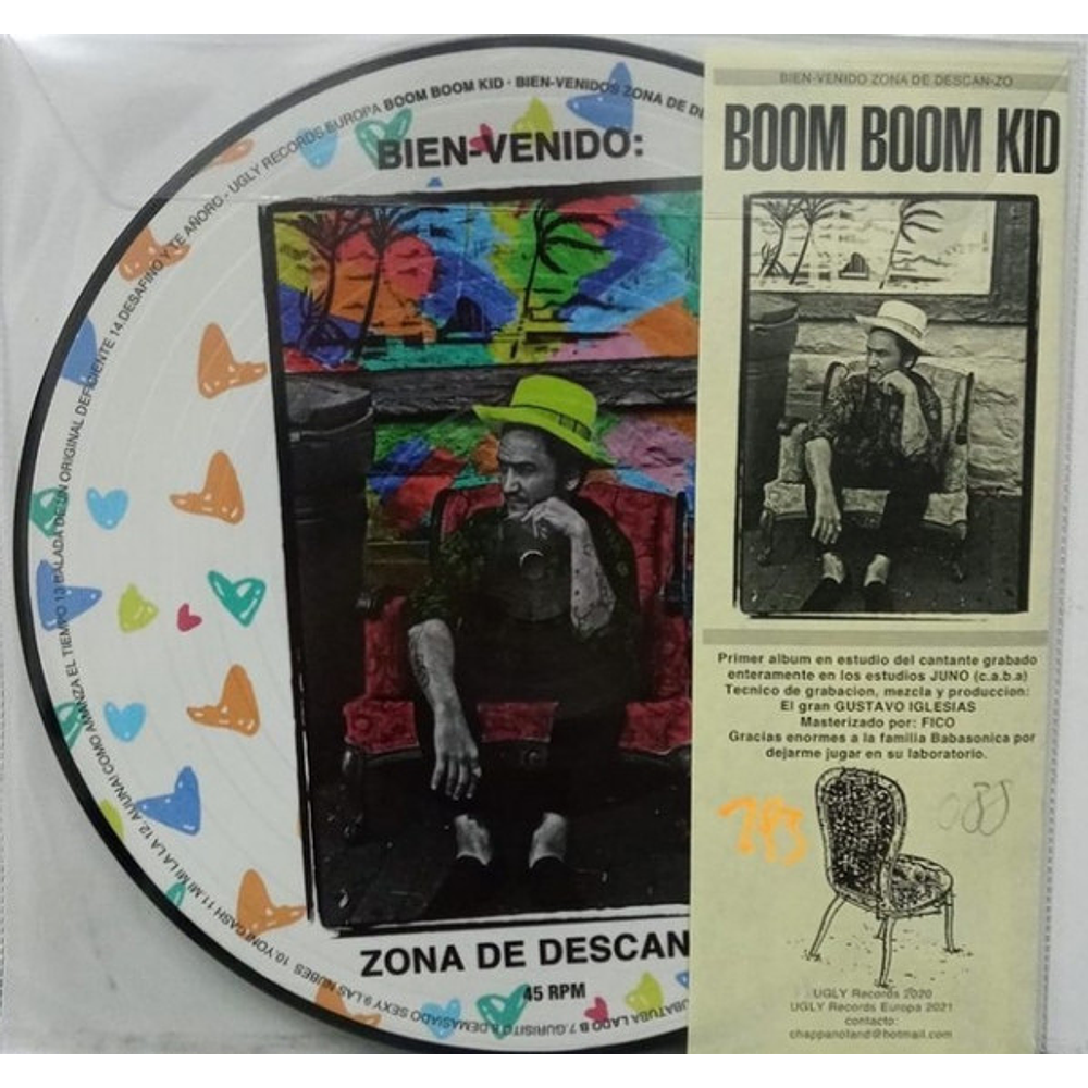 Boom Boom Kid 'Bien-Venido: Zona de Descan-Zo' LP Picture Disc
