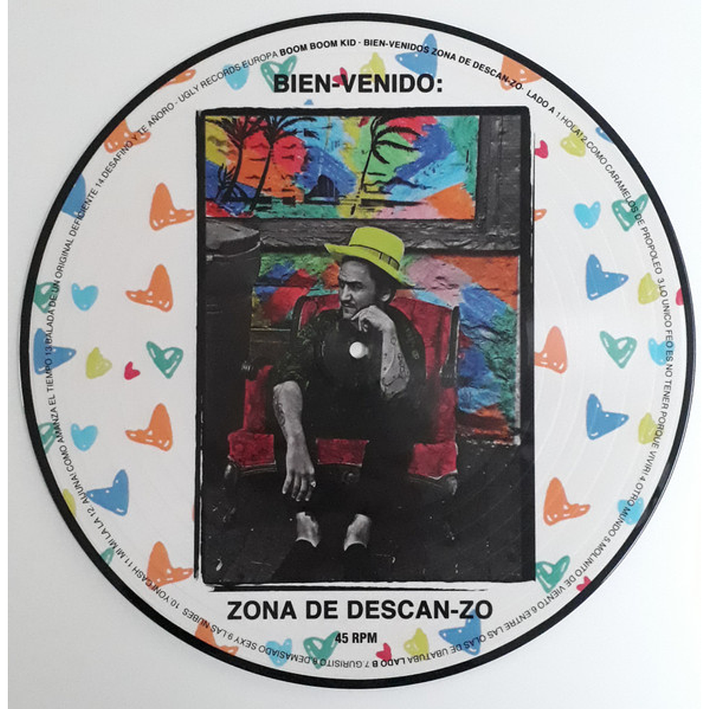 Boom Boom Kid 'Bien-Venido: Zona de Descan-Zo' LP Picture Disc
