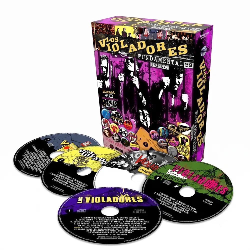 Los Violadores 'Fundamentales 81-87' Boxset