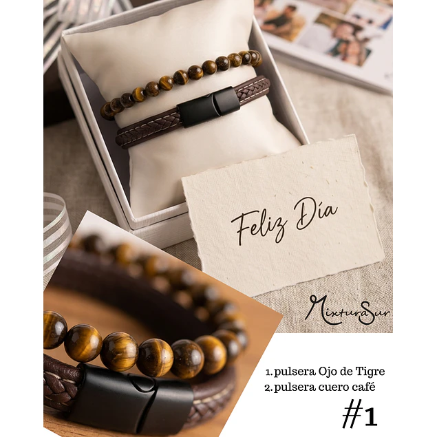 Set 1 pulseras Dia del Padre