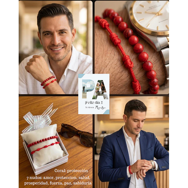 Set 3 Pulseras Día del Padre