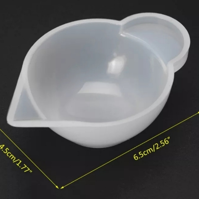 molde resina 2 Vasitos Mezclador Silicona  2