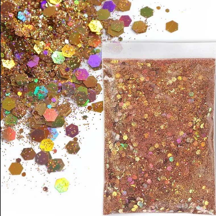 Dorado Oscuro Destellos  1