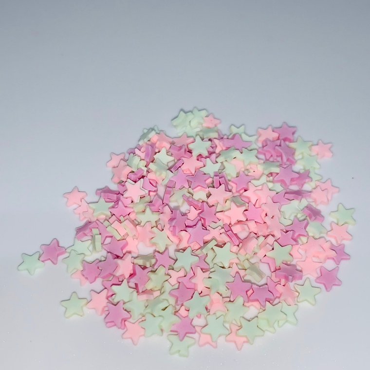 Fimos Estrellas Fluorescente para resina 1