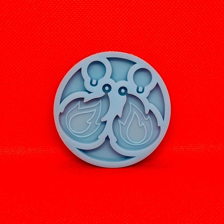 Molde para resina  Aros fuego  1