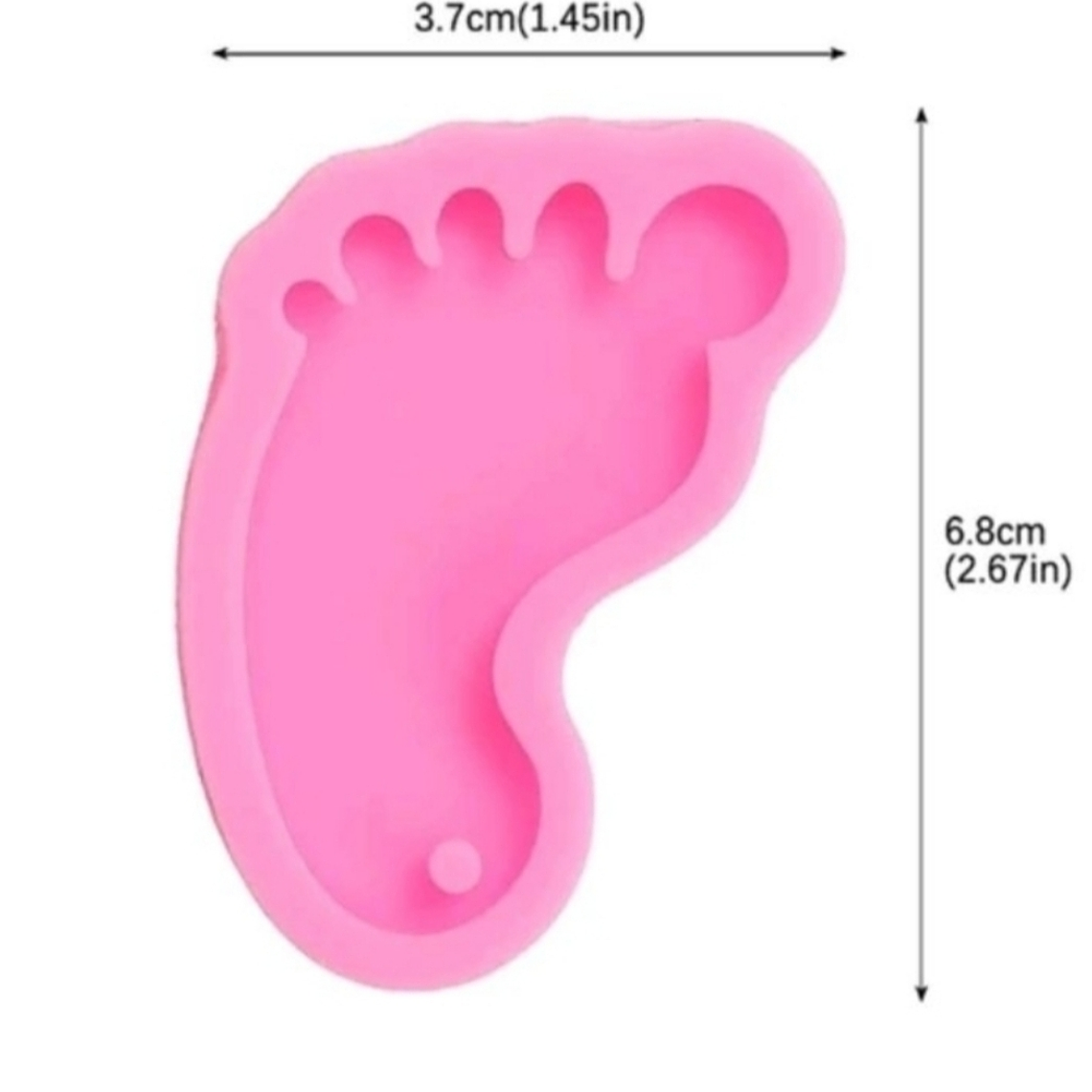 molde silicona Pie bebé 2