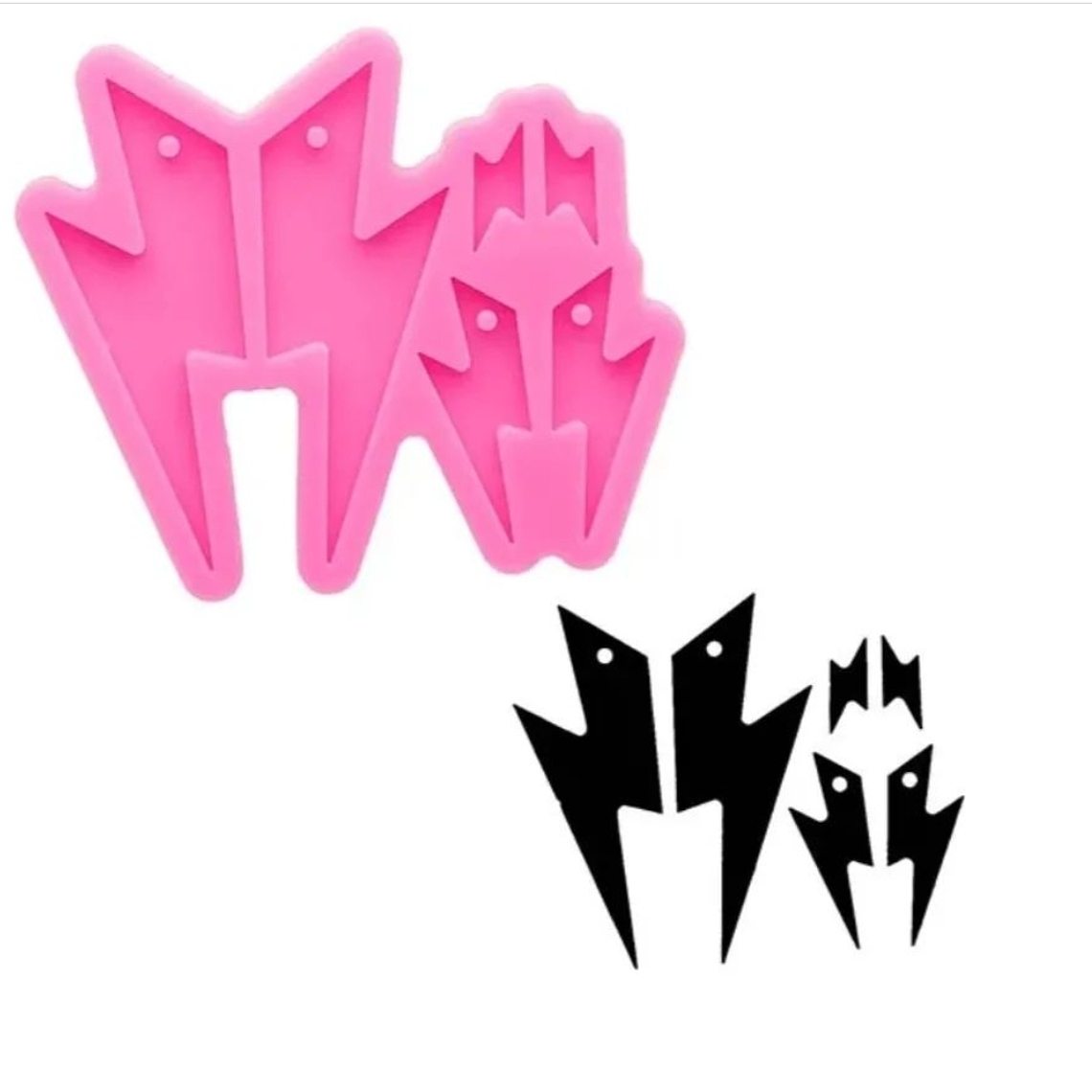 Molde resina aros  Rayos  1