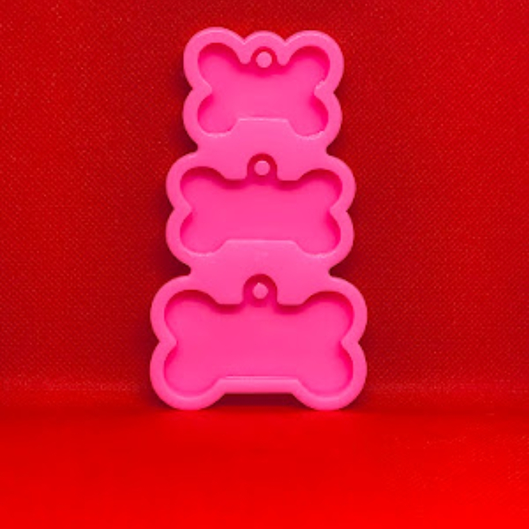 Molde Silicona Placa Mascota Rosado  1