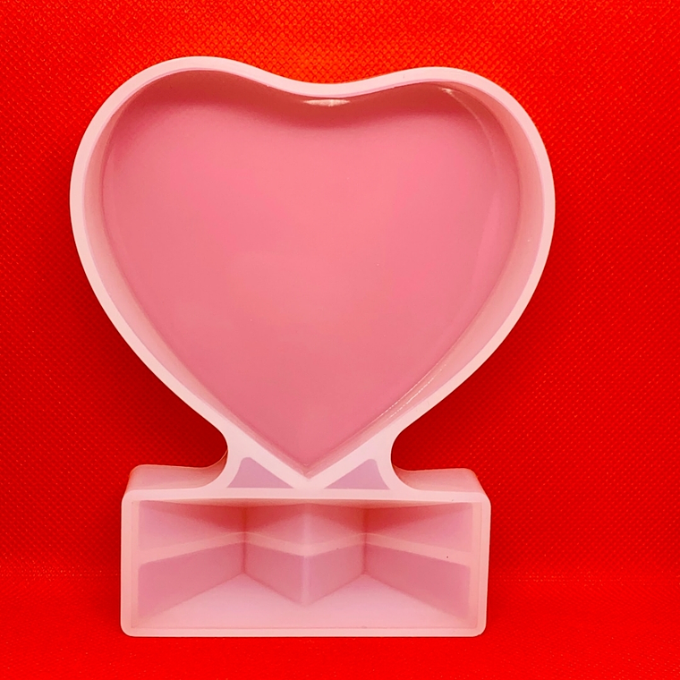 Molde para resina Retrato Corazón  pequeño 1