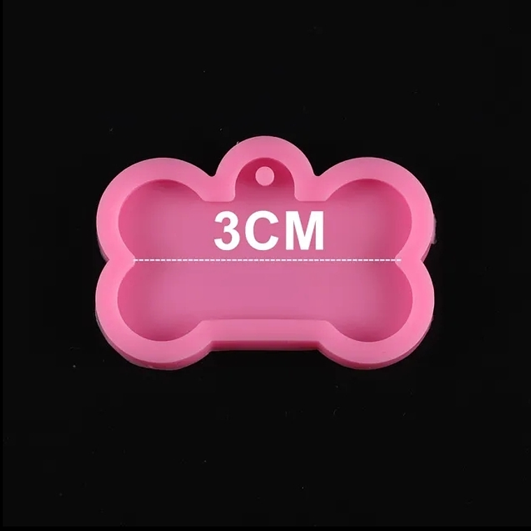 Molde Silicona Placa mascota pequeña  2