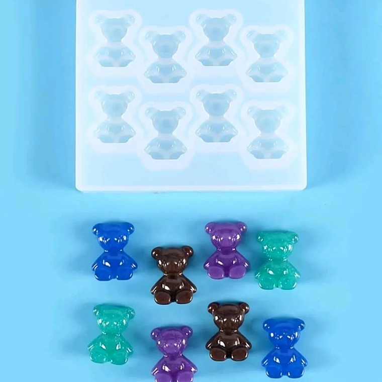 Molde para resina Ositos  3