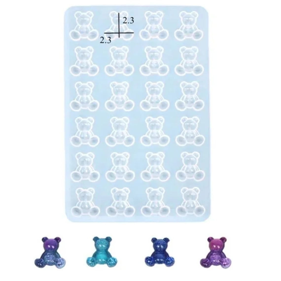 Molde para Resina Ositos Molde grande 2