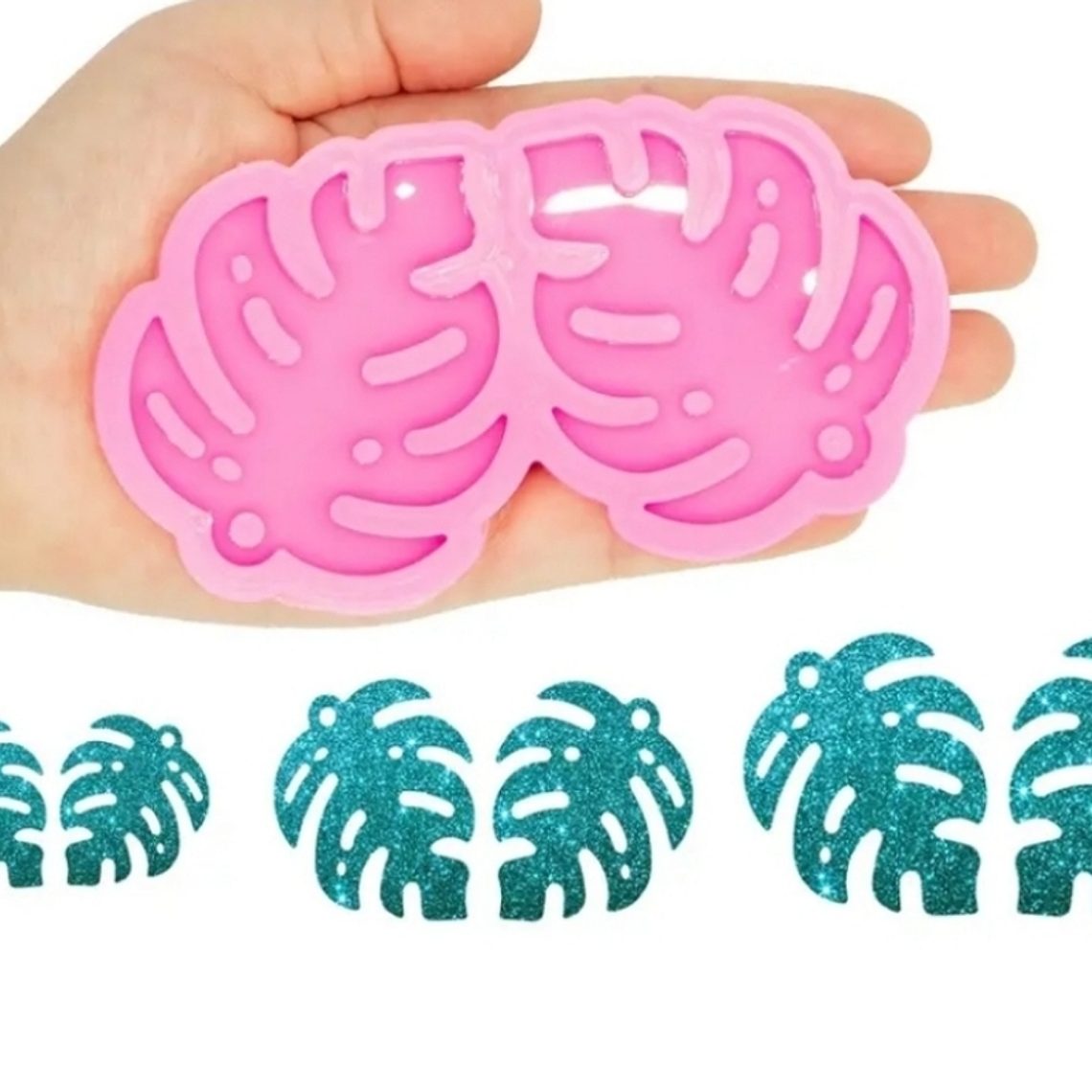 Moldes para resina Hojas  3