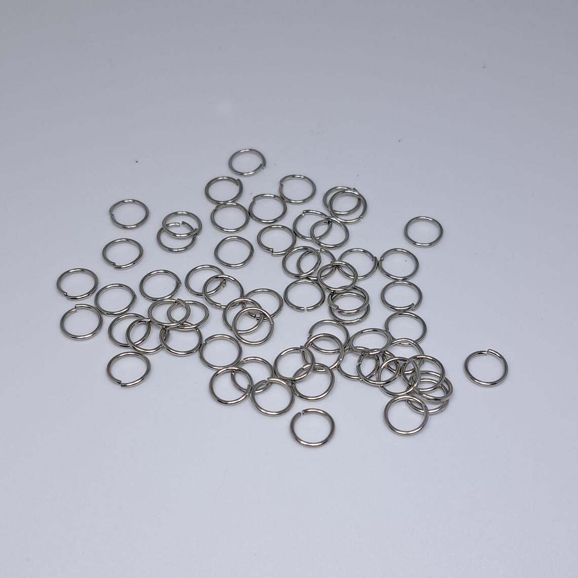 Argolla de unión plateada Bisuteria  1