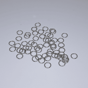 Argolla de unión plateada Bisuteria 