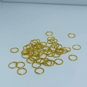 Argolla de unión dorada