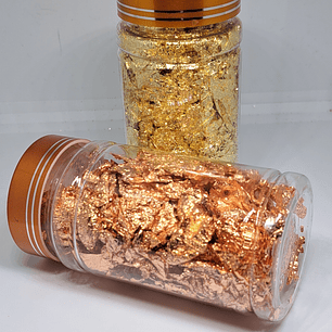 Decoración Resina Pan De Oro Grande