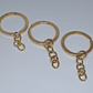 Argolla + cadena Llaveros 10 unidades bisuteria - Miniatura 2