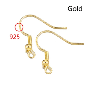 Gancho aro plata 926 dorado 